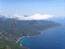 Расположение. Обозначено красным кругом. Вид с горы Куш-Кая.