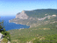 Вид на бухту Ласпи с горы Краб (Деликли-Бурун)
